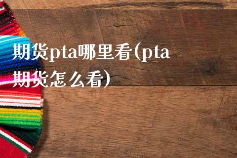 期货pta哪里看(pta期货怎么看)_https://www.zghnxxa.com_国际期货_第1张