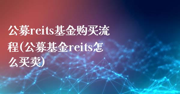 公募reits基金购买流程(公募基金reits怎么买卖)_国际期货_第1张_期货直播室 公募reits基金购买流程(公募基金reits怎么买卖)_https://www.zghnxxa.com_国际期货_第1张