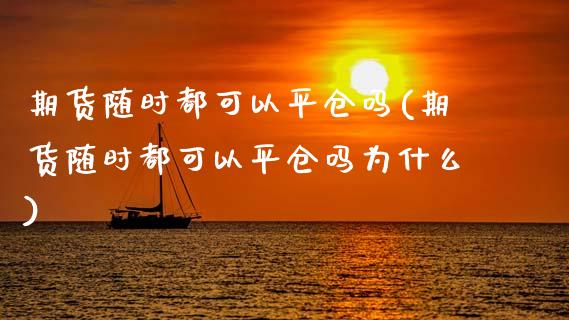 期货随时都可以平仓吗(期货随时都可以平仓吗为什么)_https://www.zghnxxa.com_期货直播室_第1张