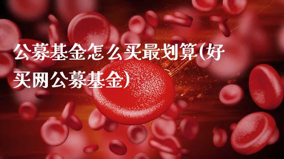 公募基金怎么买最划算(好买网公募基金)_https://www.zghnxxa.com_黄金期货_第1张