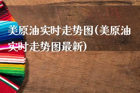 美原油实时走势图(美原油实时走势图最新)_https://www.zghnxxa.com_内盘期货_第1张