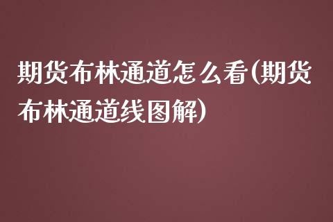 期货布林通道怎么看(期货布林通道线图解)_https://www.zghnxxa.com_国际期货_第1张