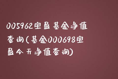 005962宝盈基金净值查询(基金000698宝盈今天净值查询)_期货直播室_第1张_期货直播室 005962宝盈基金净值查询(基金000698宝盈今天净值查询)_https://www.zghnxxa.com_期货直播室_第1张