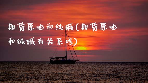 期货原油和纯碱(期货原油和纯碱有关系吗)_https://www.zghnxxa.com_黄金期货_第1张