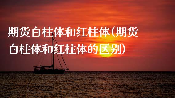 期货白柱体和红柱体(期货白柱体和红柱体的区别)_内盘期货_第1张_期货直播室 期货白柱体和红柱体(期货白柱体和红柱体的区别)_https://www.zghnxxa.com_内盘期货_第1张