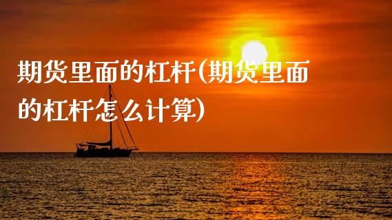 期货里面的杠杆(期货里面的杠杆怎么计算)_内盘期货_第1张_期货直播室 期货里面的杠杆(期货里面的杠杆怎么计算)_https://www.zghnxxa.com_内盘期货_第1张