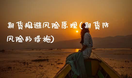 期货规避风险原理(期货防风险的措施)_https://www.zghnxxa.com_期货直播室_第1张