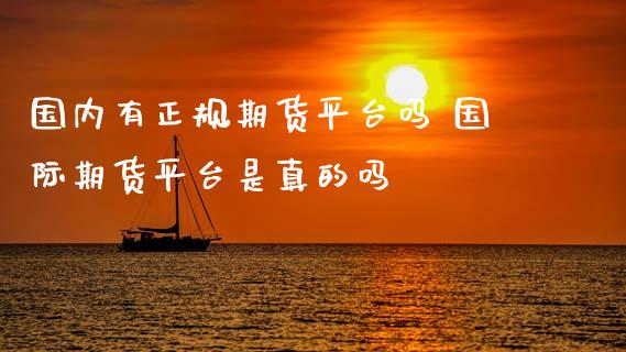 国内有正规期货平台吗 国际期货平台是真的吗_https://www.zghnxxa.com_内盘期货_第1张