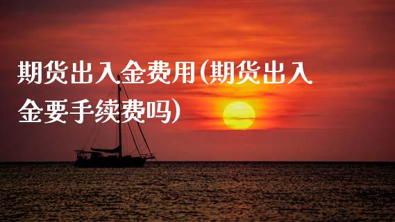 期货出入金费用(期货出入金要手续费吗)_https://www.zghnxxa.com_国际期货_第1张