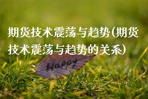 期货技术震荡与趋势(期货技术震荡与趋势的关系)_https://www.zghnxxa.com_国际期货_第1张