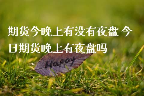 期货今晚上有没有夜盘 今日期货晚上有夜盘吗_https://www.zghnxxa.com_期货直播室_第1张
