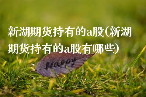 新湖期货持有的a股(新湖期货持有的a股有哪些)_期货直播室_第1张_期货直播室 新湖期货持有的a股(新湖期货持有的a股有哪些)_https://www.zghnxxa.com_期货直播室_第1张