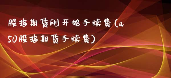 股指期货刚开始手续费(a50股指期货手续费)_https://www.zghnxxa.com_内盘期货_第1张