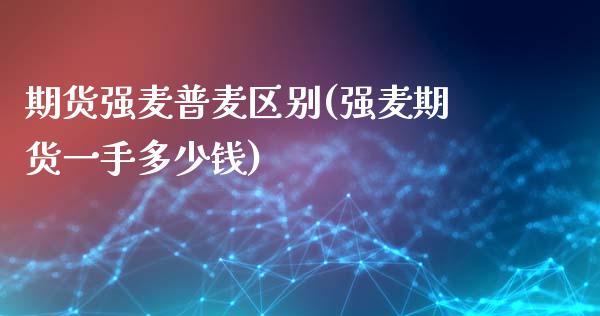 期货强麦普麦区别(强麦期货一手多少钱)_https://www.zghnxxa.com_国际期货_第1张