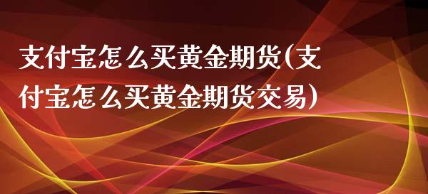 支付宝怎么买黄金期货(支付宝怎么买黄金期货交易)_https://www.zghnxxa.com_国际期货_第1张