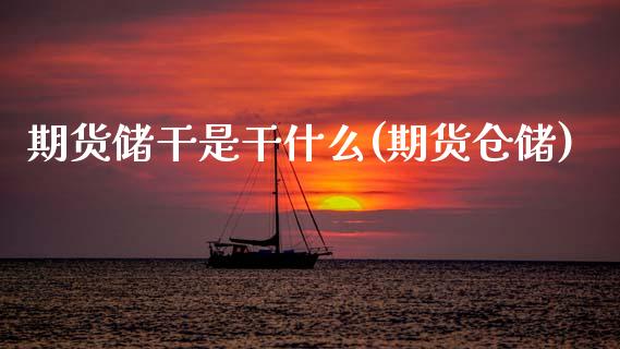 期货储干是干什么(期货仓储)_https://www.zghnxxa.com_期货直播室_第1张