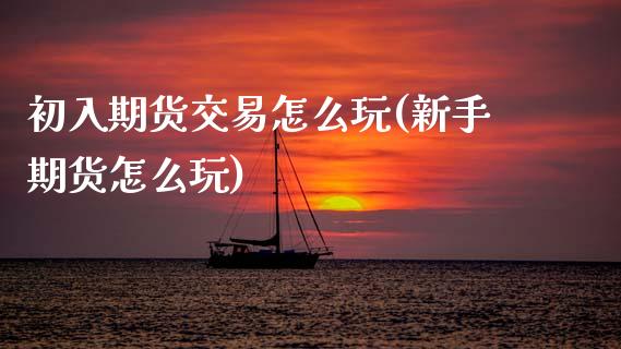 初入期货交易怎么玩(新手期货怎么玩)_https://www.zghnxxa.com_黄金期货_第1张