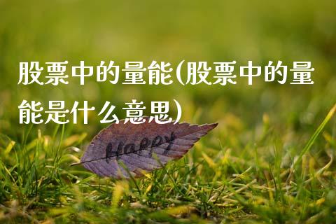 股票中的量能(股票中的量能是什么意思)_黄金期货_第1张_期货直播室 股票中的量能(股票中的量能是什么意思)_https://www.zghnxxa.com_黄金期货_第1张