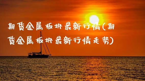 期货金属板块最新行情(期货金属板块最新行情走势)_https://www.zghnxxa.com_内盘期货_第1张