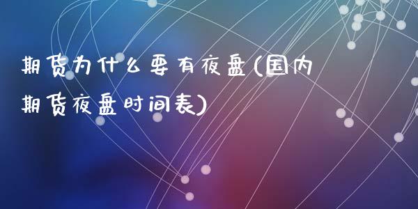 期货为什么要有夜盘(国内期货夜盘时间表)_国际期货_第1张_期货直播室 期货为什么要有夜盘(国内期货夜盘时间表)_https://www.zghnxxa.com_国际期货_第1张