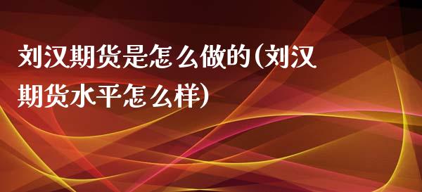 刘汉期货是怎么做的(刘汉期货水平怎么样)_https://www.zghnxxa.com_国际期货_第1张