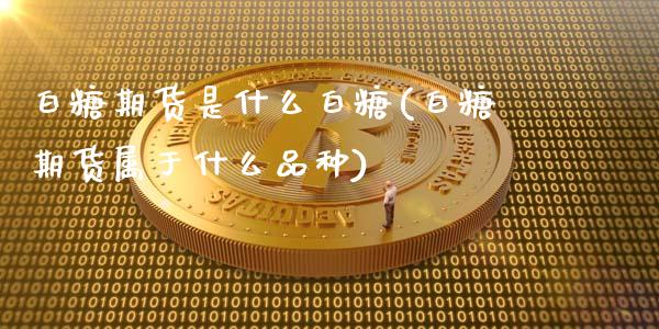 白糖期货是什么白糖(白糖期货属于什么品种)_https://www.zghnxxa.com_期货直播室_第1张