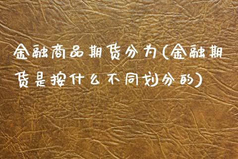 金融商品期货分为(金融期货是按什么不同划分的)_黄金期货_第1张_期货直播室 金融商品期货分为(金融期货是按什么不同划分的)_https://www.zghnxxa.com_黄金期货_第1张