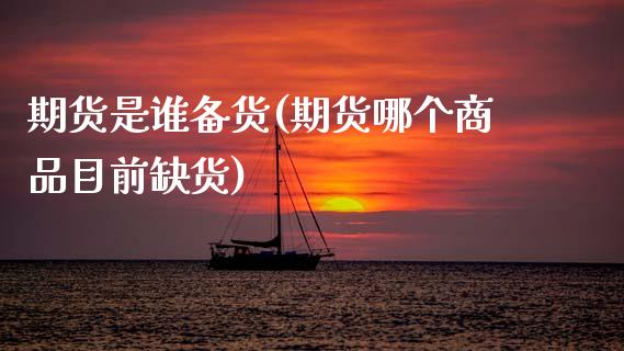 期货是谁备货(期货哪个商品目前缺货)_https://www.zghnxxa.com_内盘期货_第1张
