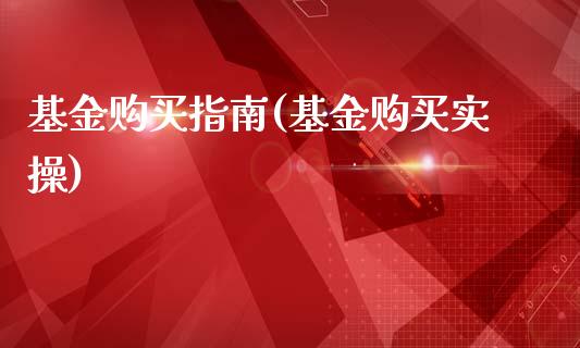 基金购买指南(基金购买实操)_https://www.zghnxxa.com_期货直播室_第1张