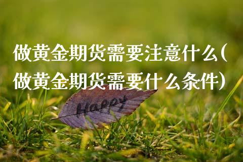 做黄金期货需要注意什么(做黄金期货需要什么条件)_https://www.zghnxxa.com_黄金期货_第1张