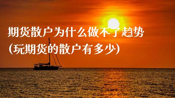 期货散户为什么做不了趋势(玩期货的散户有多少)_https://www.zghnxxa.com_期货直播室_第1张