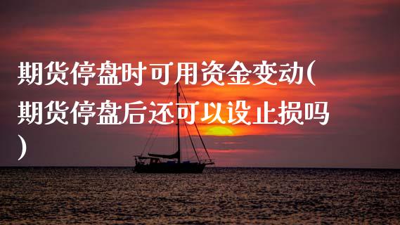 期货停盘时可用资金变动(期货停盘后还可以设止损吗)_https://www.zghnxxa.com_黄金期货_第1张