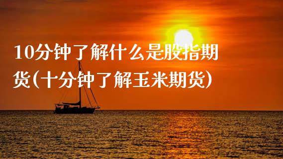 10分钟了解什么是股指期货(十分钟了解玉米期货)_https://www.zghnxxa.com_期货直播室_第1张