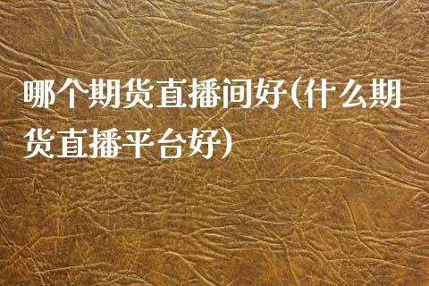 哪个期货直播间好(什么期货直播平台好)_期货直播室_第1张_期货直播室 哪个期货直播间好(什么期货直播平台好)_https://www.zghnxxa.com_期货直播室_第1张