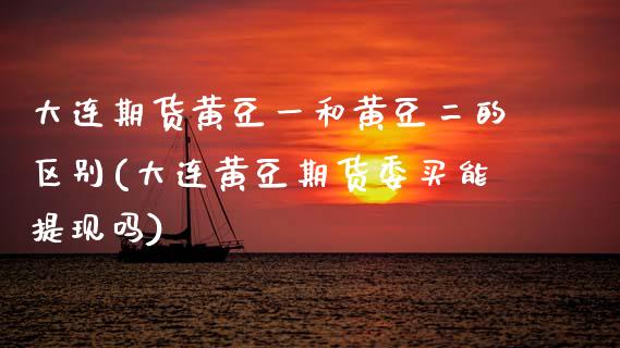 大连期货黄豆一和黄豆二的区别(大连黄豆期货委买能提现吗)_内盘期货_第1张_期货直播室 大连期货黄豆一和黄豆二的区别(大连黄豆期货委买能提现吗)_https://www.zghnxxa.com_内盘期货_第1张
