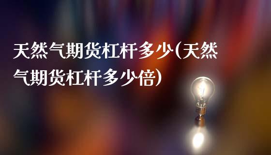 天然气期货杠杆多少(天然气期货杠杆多少倍)_https://www.zghnxxa.com_国际期货_第1张