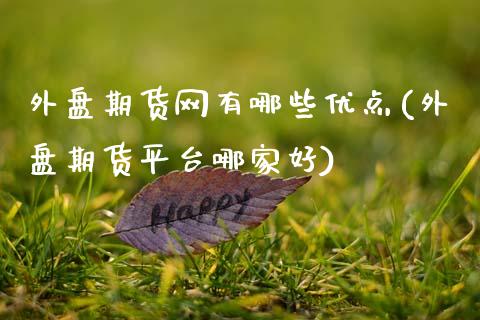 外盘期货网有哪些优点(外盘期货平台哪家好)_https://www.zghnxxa.com_国际期货_第1张