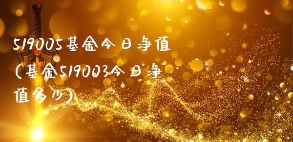 519005基金今日净值(基金519003今日净值多少)_https://www.zghnxxa.com_期货直播室_第1张
