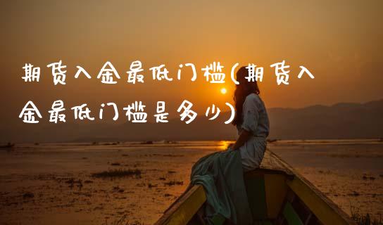 期货入金最低门槛(期货入金最低门槛是多少)_https://www.zghnxxa.com_期货直播室_第1张