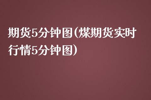 期货5分钟图(煤期货实时行情5分钟图)_https://www.zghnxxa.com_黄金期货_第1张