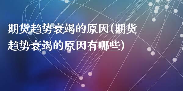 期货趋势衰竭的原因(期货趋势衰竭的原因有哪些)_https://www.zghnxxa.com_黄金期货_第1张