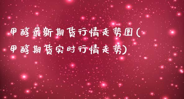 甲醇最新期货行情走势图(甲醇期货实时行情走势)_https://www.zghnxxa.com_国际期货_第1张