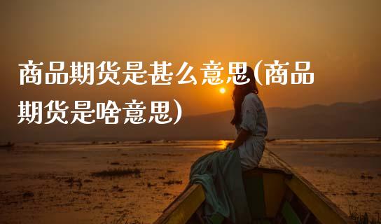 商品期货是甚么意思(商品期货是啥意思)_https://www.zghnxxa.com_黄金期货_第1张