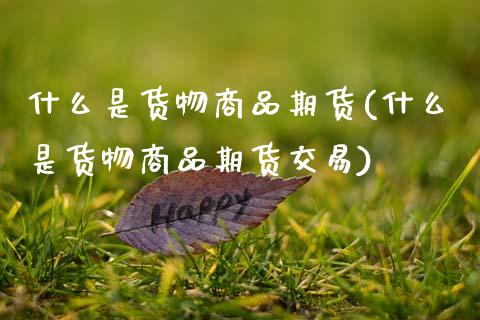 什么是货物商品期货(什么是货物商品期货交易)_期货直播室_第1张_期货直播室 什么是货物商品期货(什么是货物商品期货交易)_https://www.zghnxxa.com_期货直播室_第1张