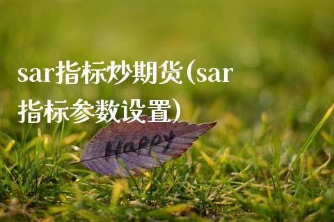 sar指标炒期货(sar指标参数设置)_https://www.zghnxxa.com_期货直播室_第1张